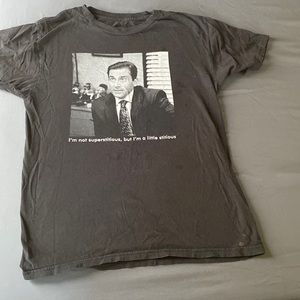 The office black tee small